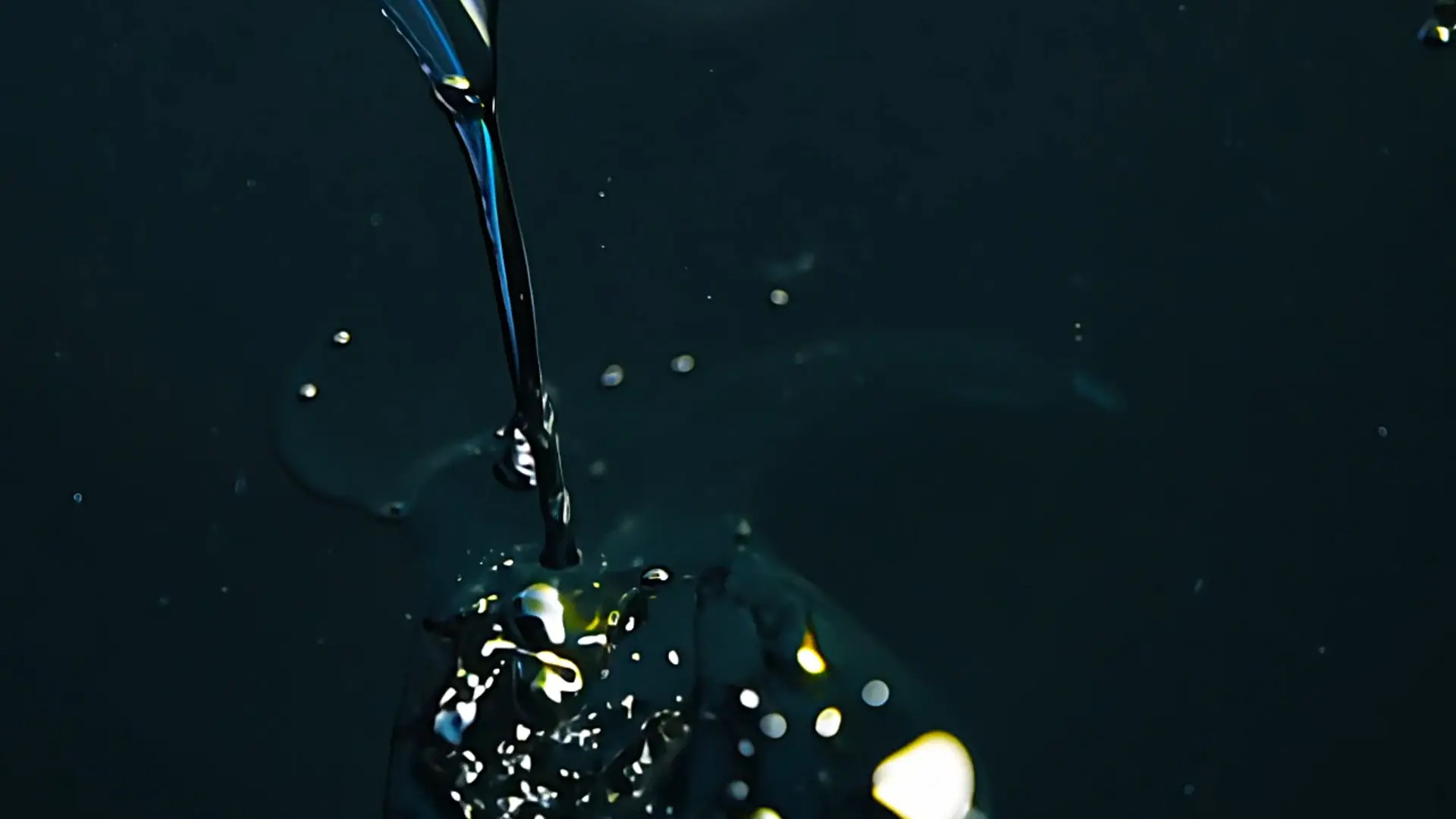 Black Liquid Drip Background for Cinematic Video Projects